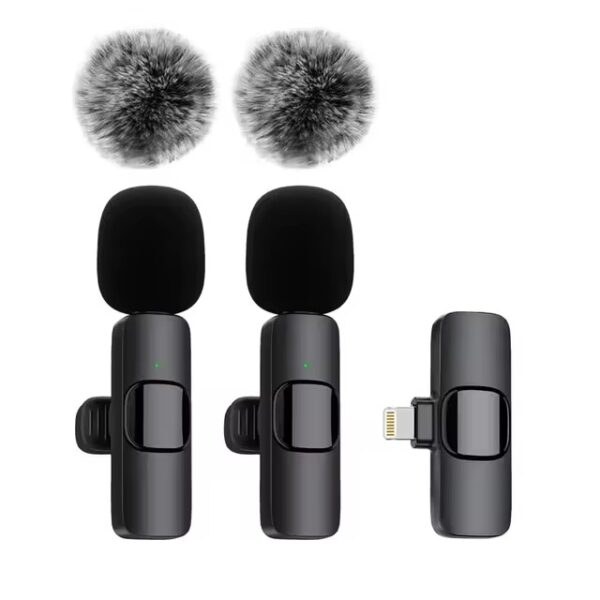 Wireless Lavalier Microphone Audio Video Recording Mini Mic