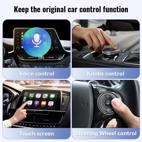 NEW Wireless CarPlay Android Auto Wireless Adapter Smart Mini Box Plug - Image 3