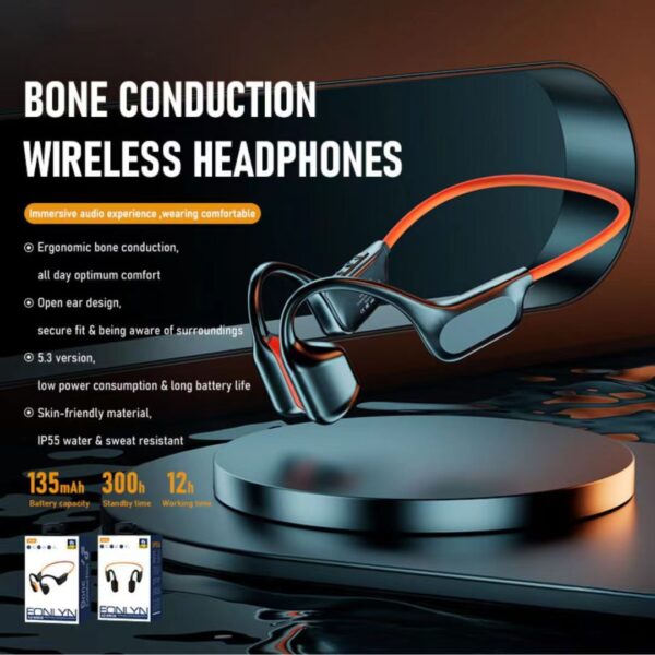 Bone Conduction Wireless Earbuds - Comfortable and Long-Lasting Audio