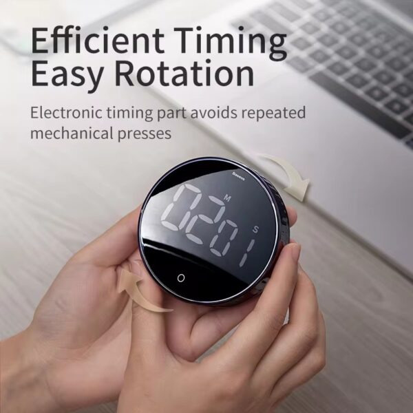 LED Digital Kitchen Timer For Cooking Shower Study Stopwatch Alarm Clock