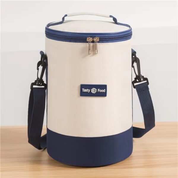 Insulated Oxford Fabric Cooler Bag With Adjustable Shoulder Strap