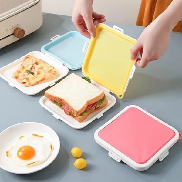 Eco-Friendly Reusable and Portable Sandwich Toast Bento Box