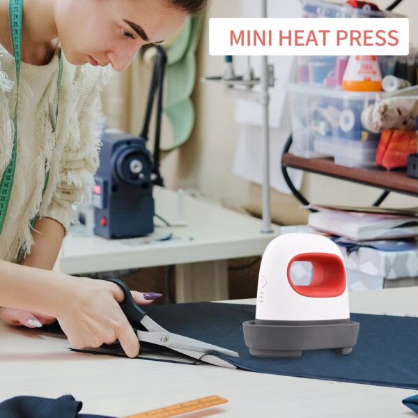 Mini Heat Press Machine T-Shirt Printing Easy Heating Transfer Press Iron Machines - Image 2