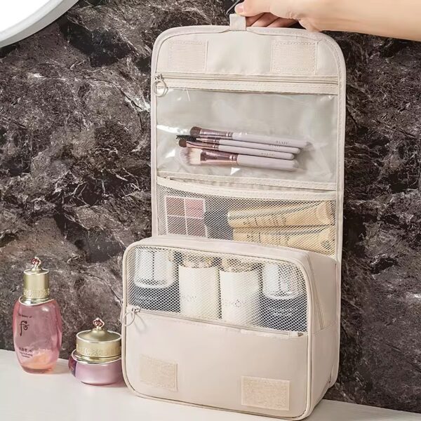 Travel Makeup Bag Waterproof Toiletries Organizer High Quality Women Neceser Bathroom Hook Wash Pouch Hook Makeup Storage Bag - Image 2