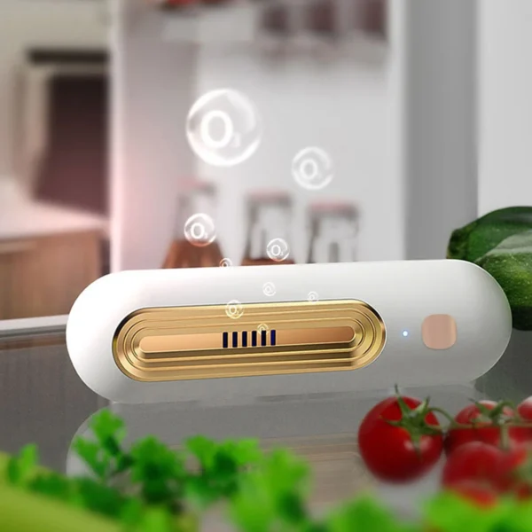 New USB Air Purifier Kitchen Refrigerator Air Freshener Deodorizer Ozone Sterilization Deodorizing - Image 2