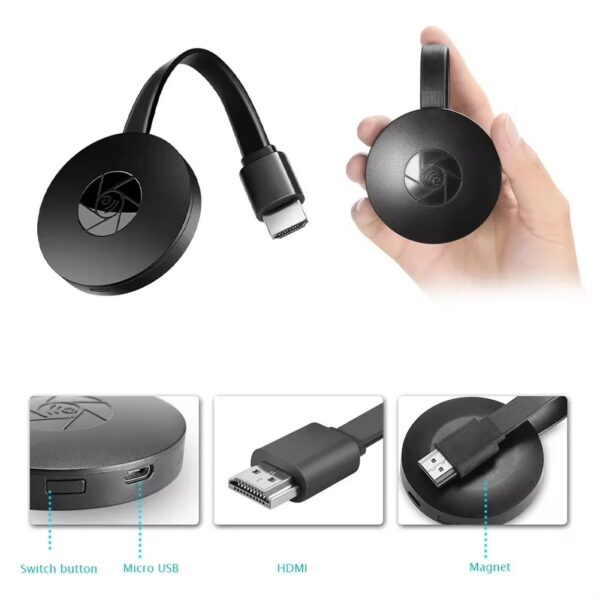 Wireless HDMI Mirroring Multiple Device Mobile Phoneconnected To TV HD 1080P Projection - Image 6