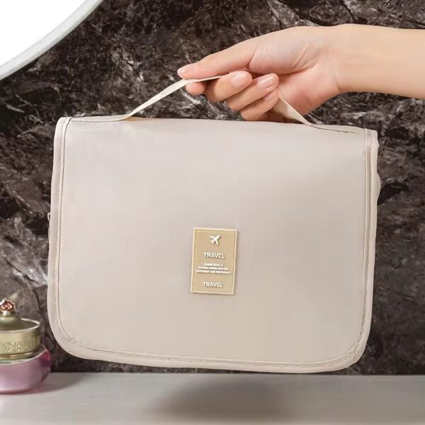 Travel Makeup Bag Waterproof Toiletries Organizer High Quality Women Neceser Bathroom Hook Wash Pouch Hook Makeup Storage Bag - Image 5