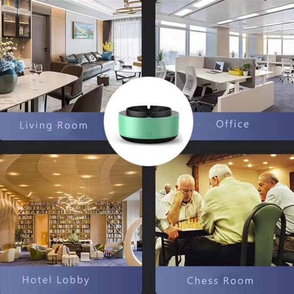 2 In 1 With Filtered AshtrayIndoor Ashtray Multifunctional Ashless Air Purifier - Image 6