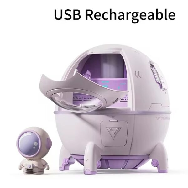 Air Humidifier Portable Astronaut Humidifier 220ml With 7 Colors Night Light - Image 5