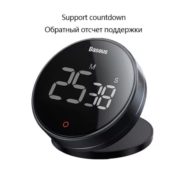 LED Digital Kitchen Timer For Cooking Shower Study Stopwatch Alarm Clock - Image 7