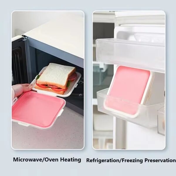 Eco-Friendly Reusable and Portable Sandwich Toast Bento Box - Image 6